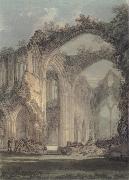 J.M.W. Turner The Chancel and Crossing of Tintern Abbey,Looking towards the East Window china oil painting artist